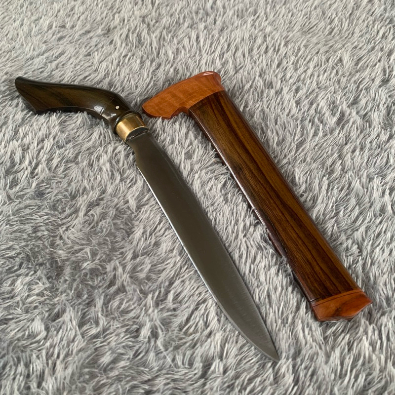 RA Pisau Bugis Bahan Baja Per Asli Kayu Sonokeling