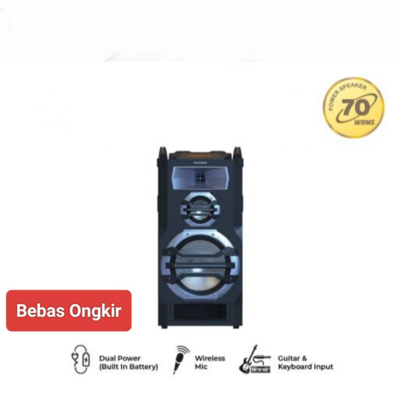 POLYTRON PTS 12KF15 Speaker Dorong Portable 12 inch