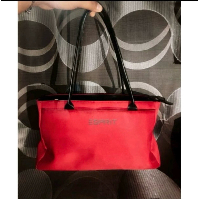 Esprit Minimalist Red Shoulder Bag | Preloved Bag