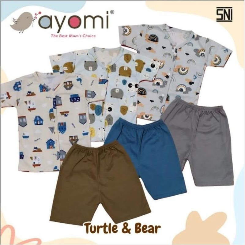 Setelan Turtle & Bear Merk Ayomi