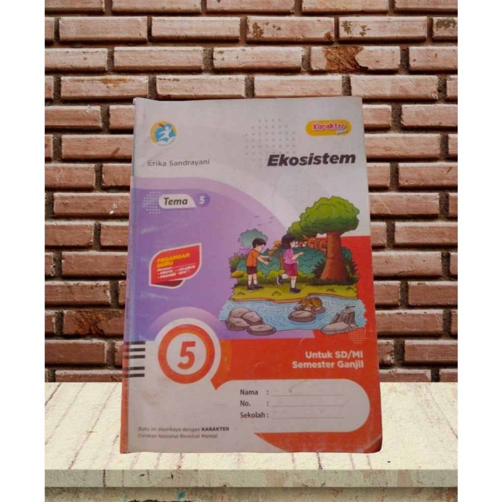LKS KARAKTER PRIMA PEGANGAN GURU KELAS 5 TEMA 5 EKOSISTEM SEMESTER 1 SD/MI