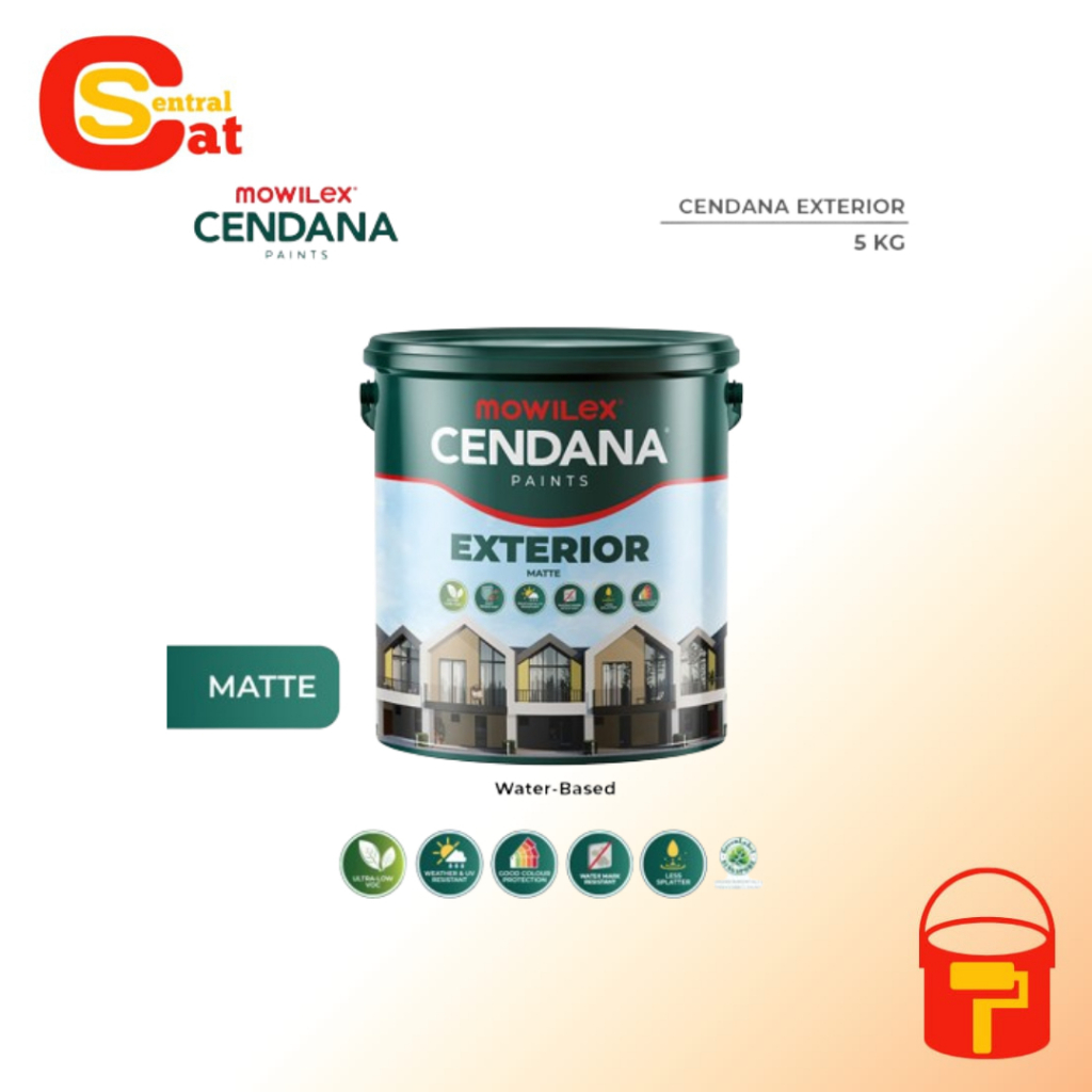 Mowilex Cendana Exterior Paint Cat Dinding Eksterior - 5 Kg
