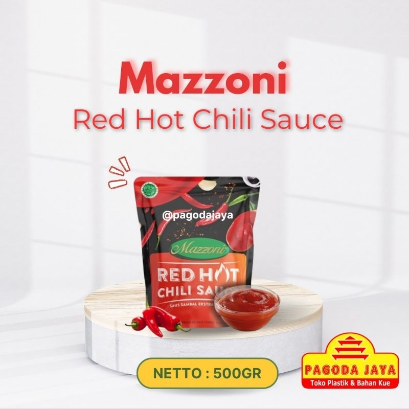 

Mazzoni Red Hot Chili Sauce 250gr