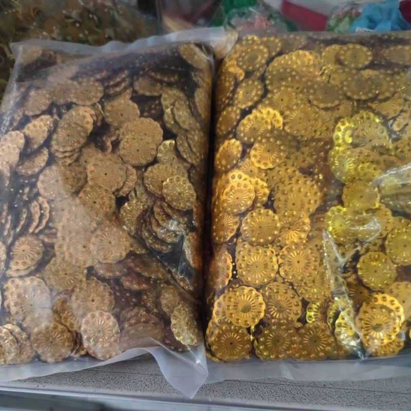Payet / Ramboci dolar motif ukuran 25mm