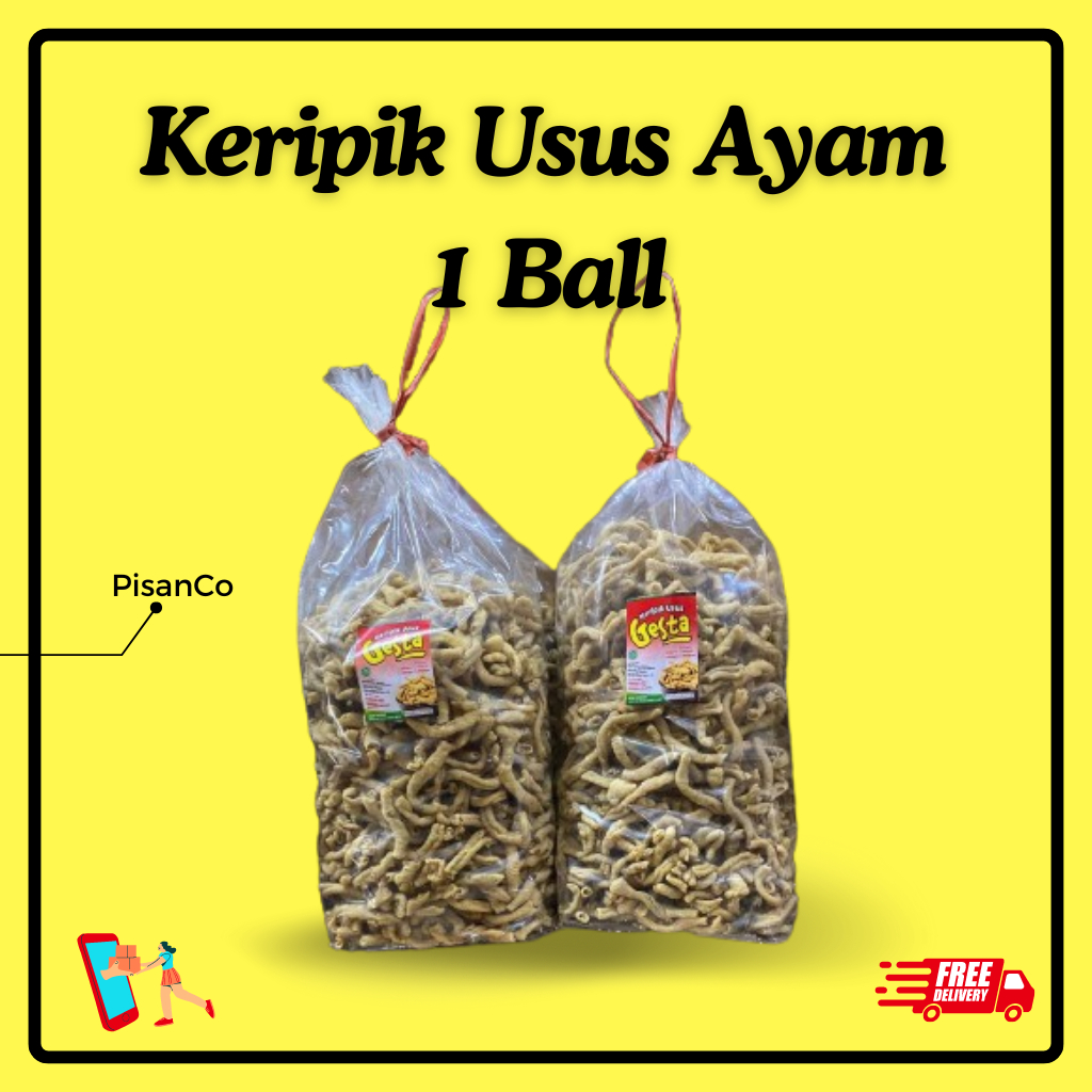 

Keripik Usus Ayam (Kripsus) 1 ball Murah