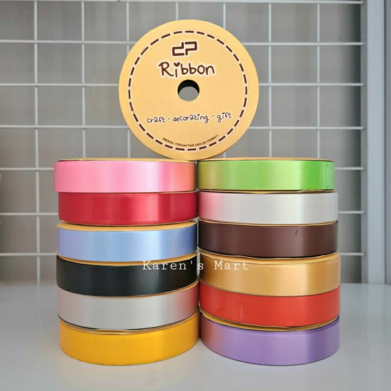 

(Bisa COD) Pita Kado Plastik Kecil Uk 3/4 (2cm)