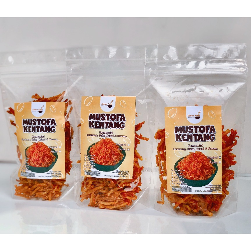 

100gram Kentang Mustofa, Kentang Pedas, Salma Food