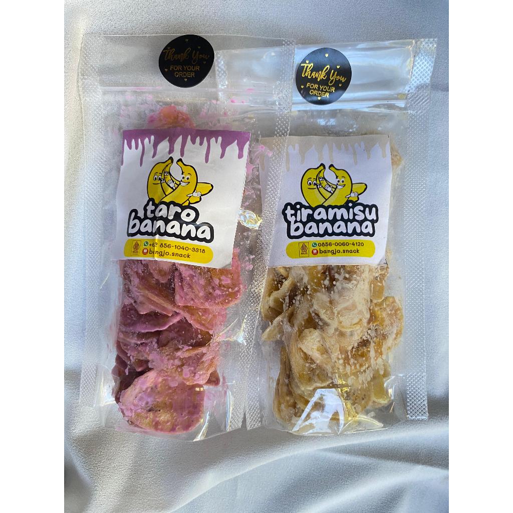 

Keripik Pisang Lumer 50 Gram Keripik Pisang Cokelat Lumer by Bangjo Snack