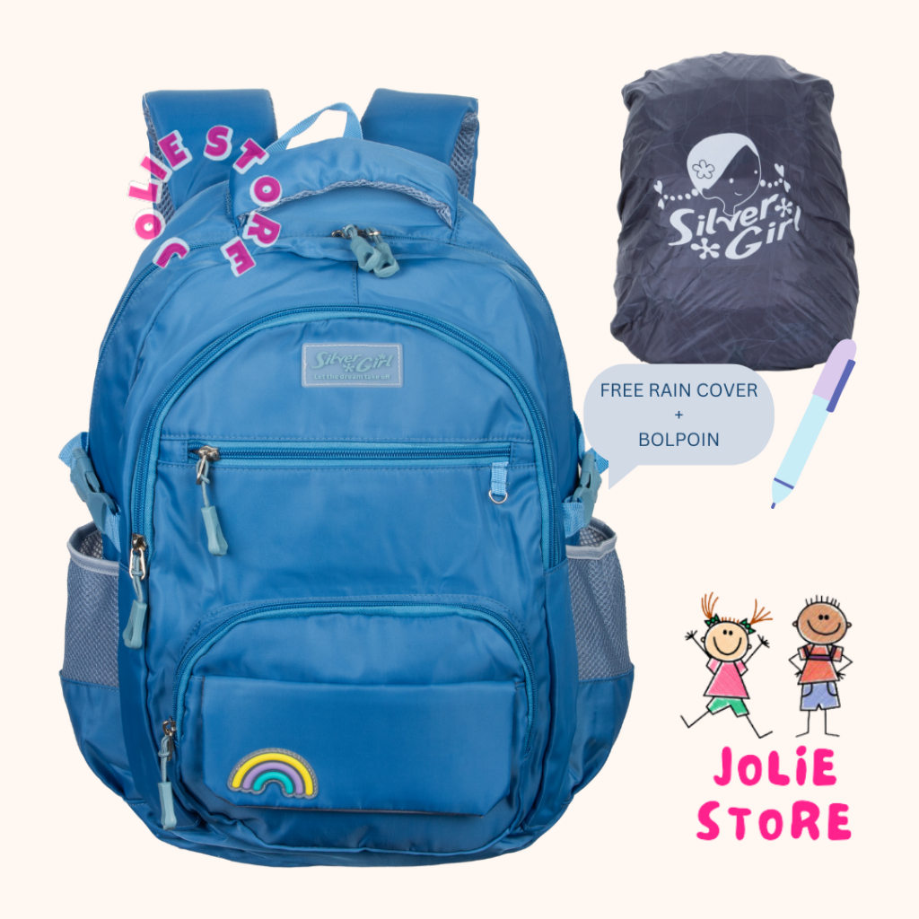 Tas Ransel Sekolah Perempuan Silver Girl 73716F