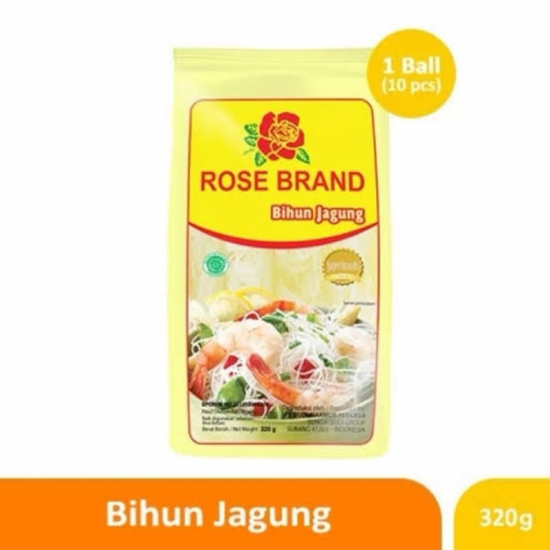

Rose Brand Bihun Jagung Rose Brand 300 Gram (1 Ball)