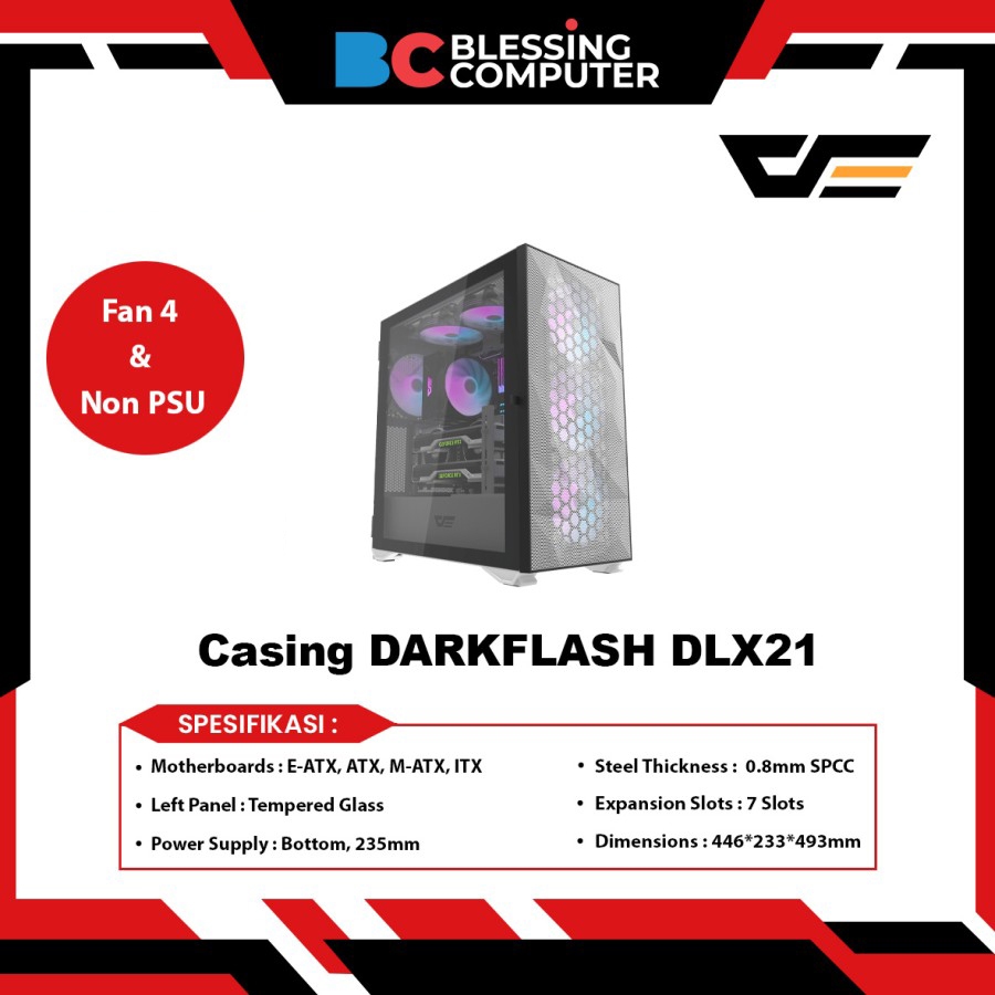 Casing DARKFLASH DLX21 - White