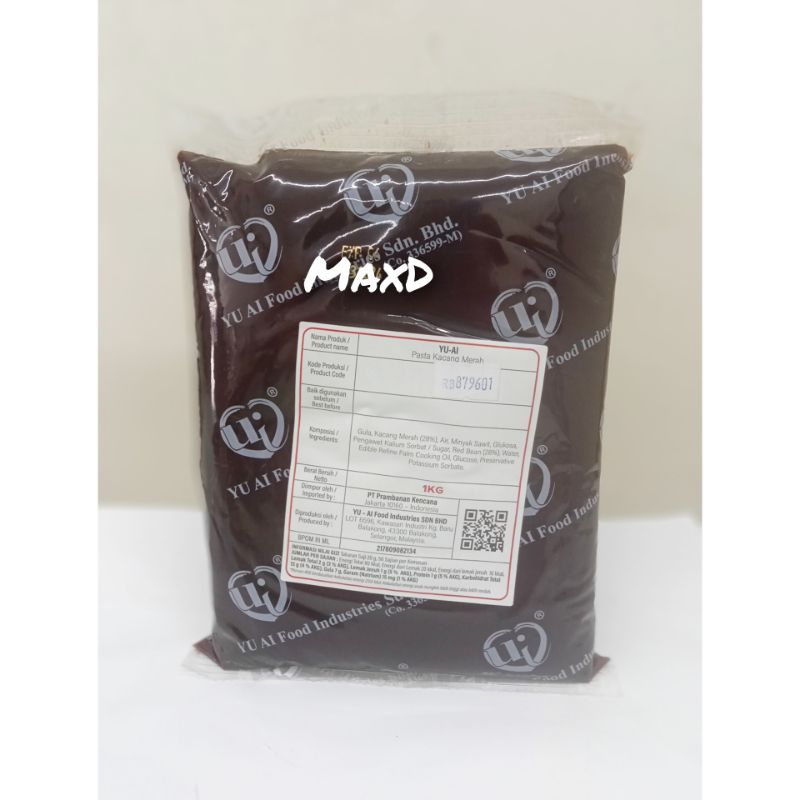 

YU AI Red Bean Pasta Kacang Merah 1kg