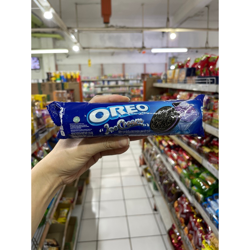 

oreo ice cream blueberry 120g - oreo blueberry ice cream