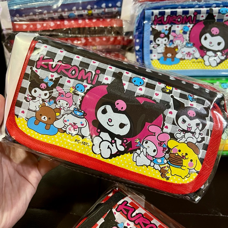 

kotak pensil kuromi motif terbaru besar dan luas cocok untuk anak sekolah