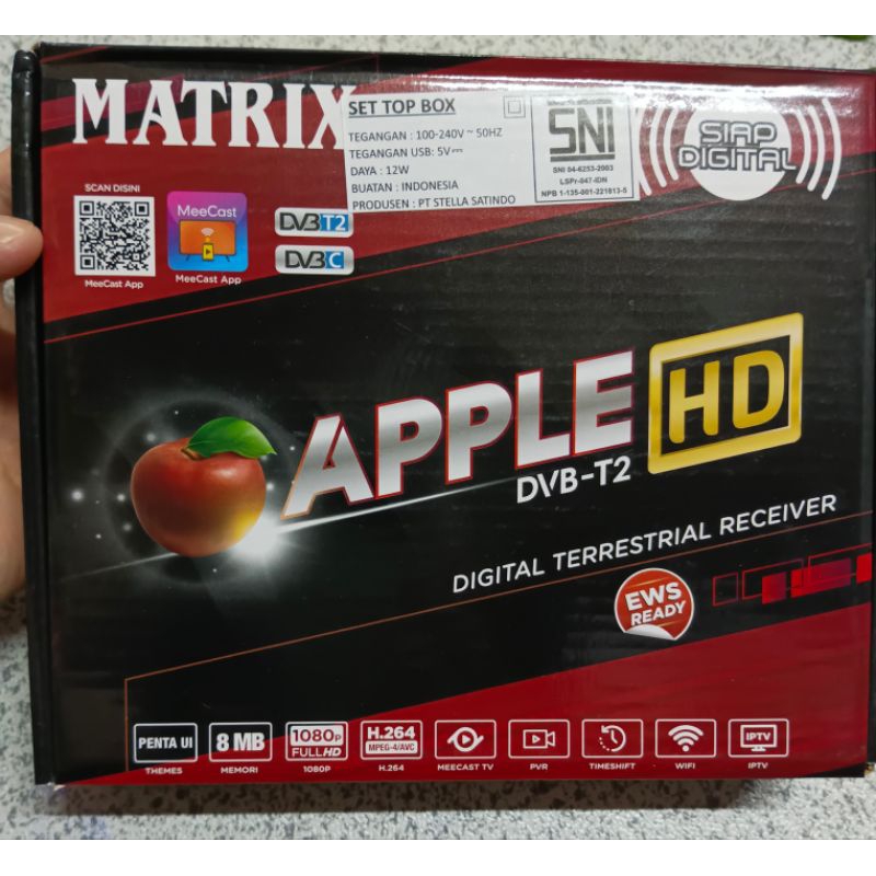 STB Matrix Apple/ Set Top Box Matrix Apple