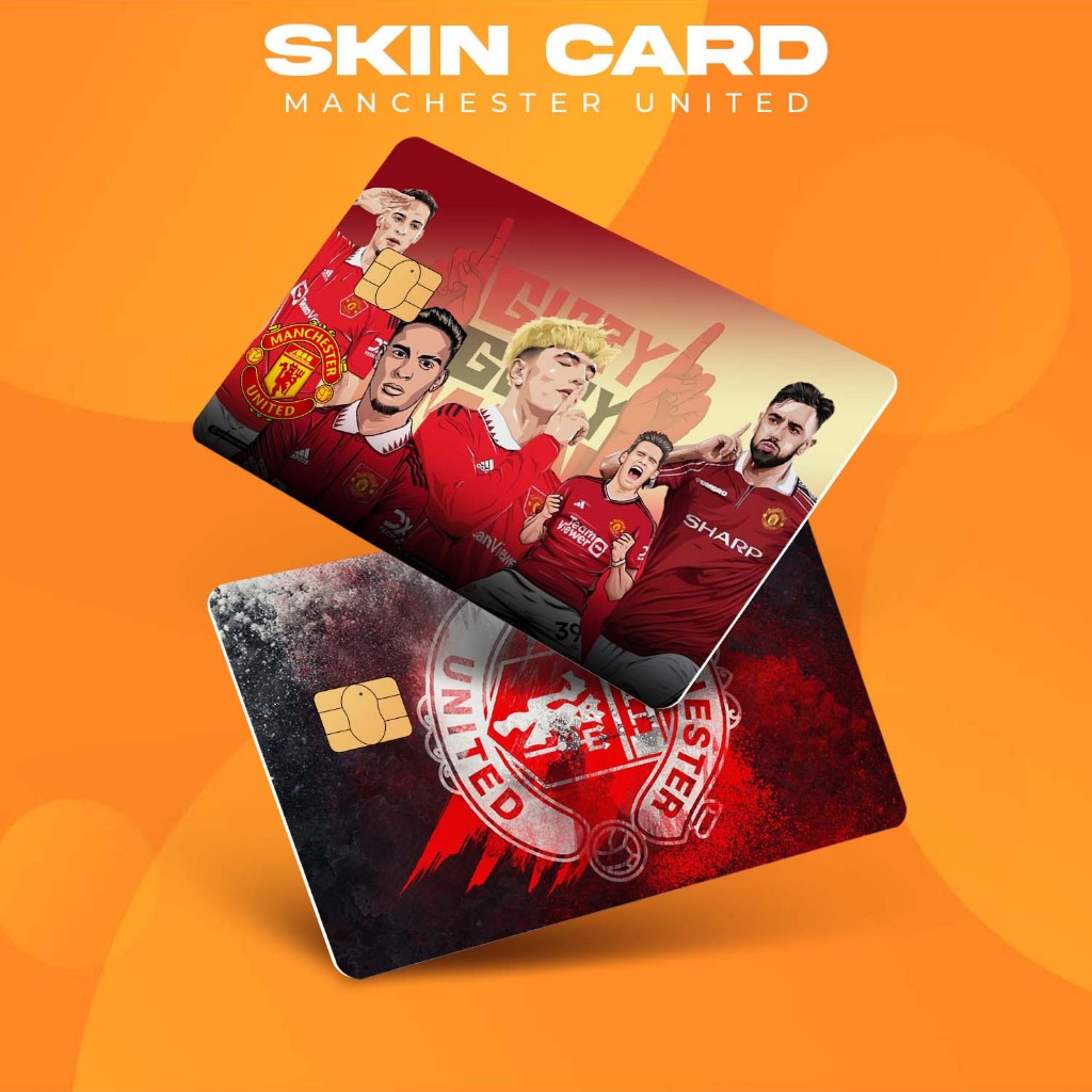 

[BM Skin Card] MANCHESTER UNITED || Garskin | Cover ATM / E - Money / Flazz - Anti Air