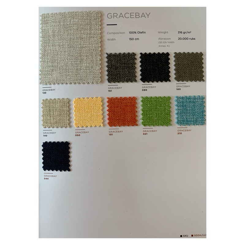 KAIN BAHAN OUTDOOR ATEJA COVER SOFA WATERPROOF SUNPROOF - GRACEBAY