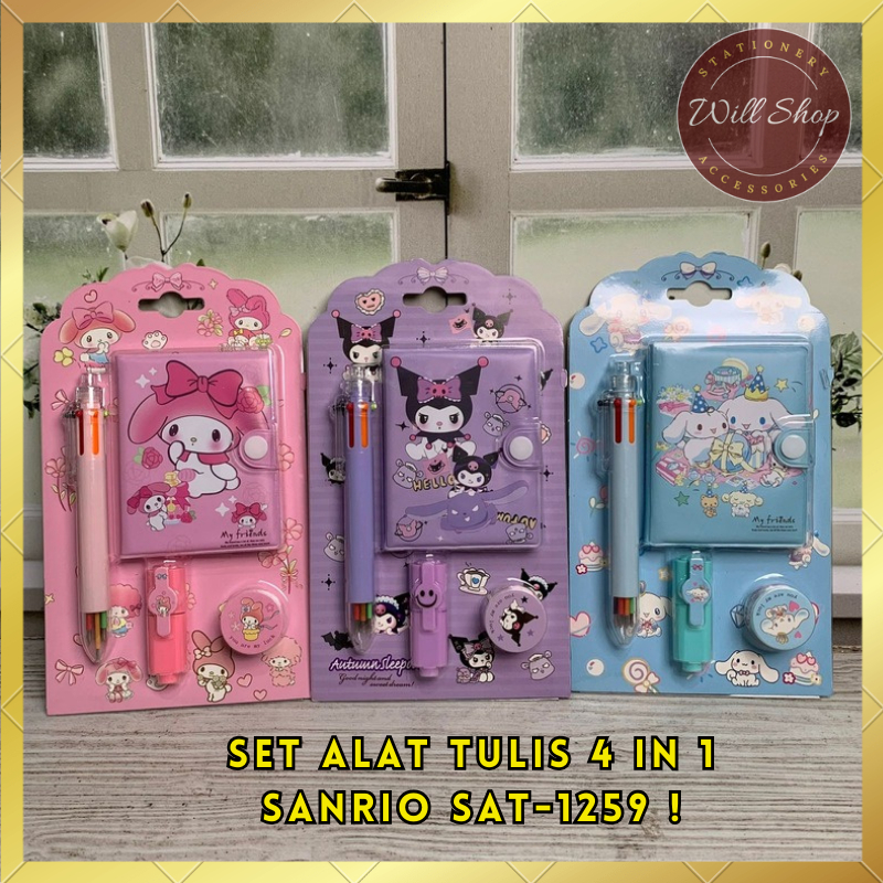 

TERSEDIA SET ALAT TULIS 4 IN 1 SANRIO SAT-1259 MELODY CINAMONROOL KUROMI ATK / PAKET ALAT TULIS TERMURAH LENGKAP LUCU UNIK MOTIF SANRIO KARTUN VIRAL 4 IN 1 BISA COD