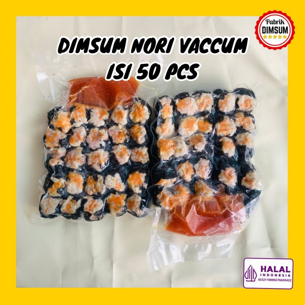 

DIMSUM NORI VACUUM isi 50 bisa Luar Kota