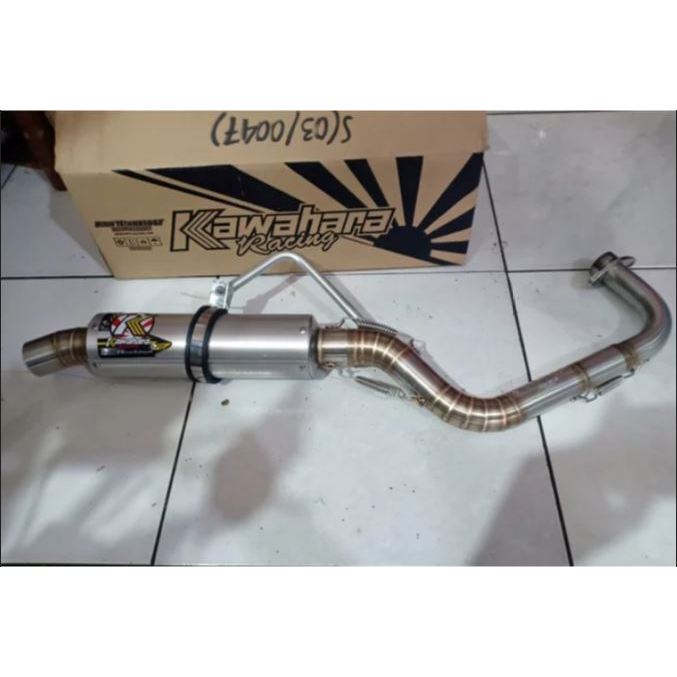 Knalpot matic Mio 150 200 cc Drag K2 Kawahara Racing  STOK TERBATAS