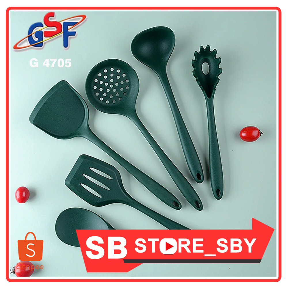Set Alat Masak Spatula Peralatan Masak Anti Lengket Alat Dapur GSF G 4705