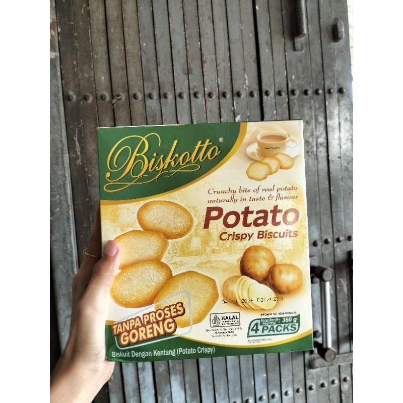 

Biskotto potato crispy 360gr