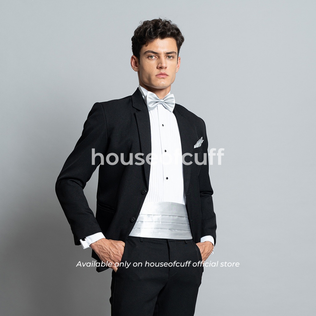 Suspender Gesper Belt Wedding Best Man Cummerband Set