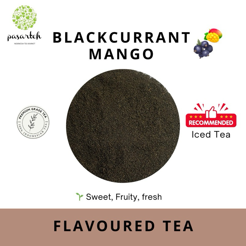 

[ pasarteh ] Blackcurrant Mango Tea I Flavour Tea I Black Tea I Teh Hitam I Teh Buah I Es Teh