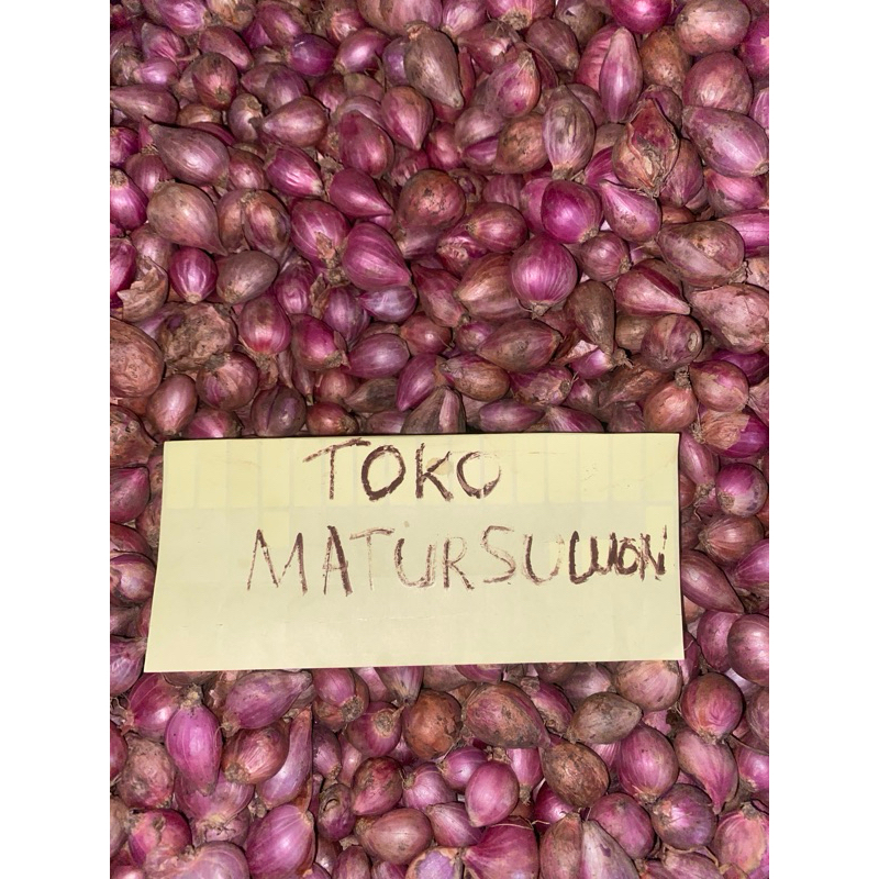 

Bawang Merah 1Kg tanggung rata