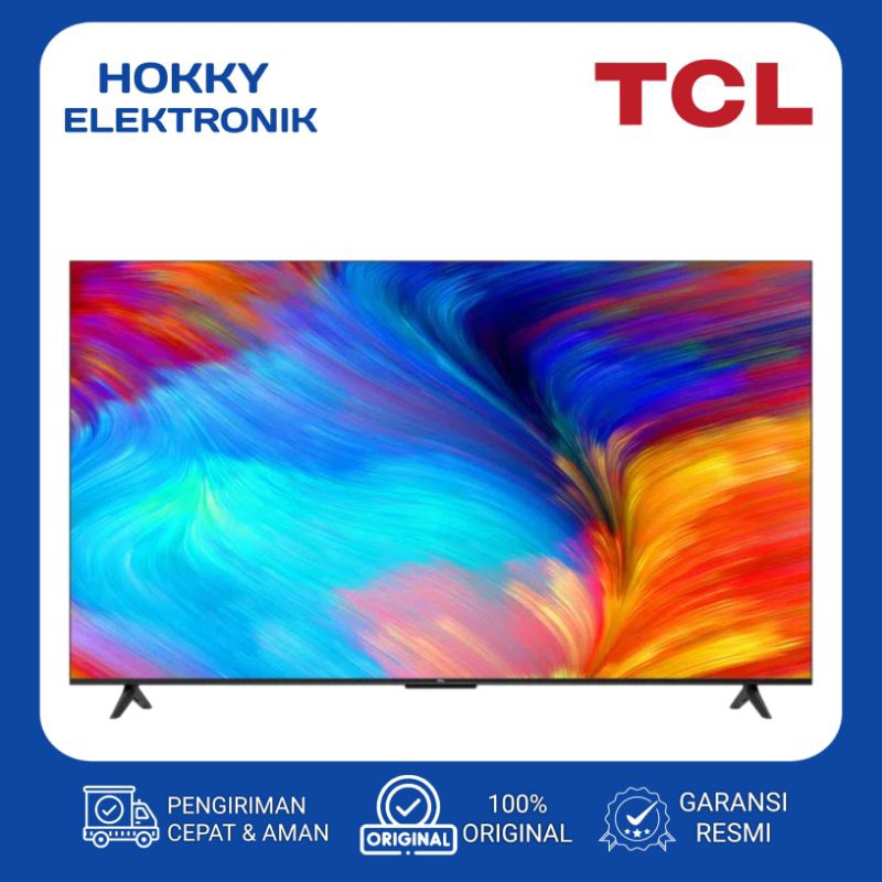 TCL 75P635 LED TV 75 INCH GOOGLE TV 4K UHD ANDROID SMART TV GARANSI RESMI