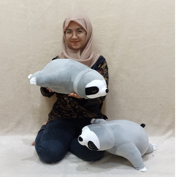 Boneka Animal Kukang - Boneka Animal Kukang Tidur Ukuran L