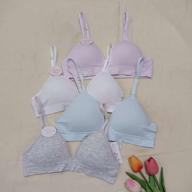 Sale Bra remaja young hearts tanpa kawat busa sedang size 32/34/38/6 Cup A