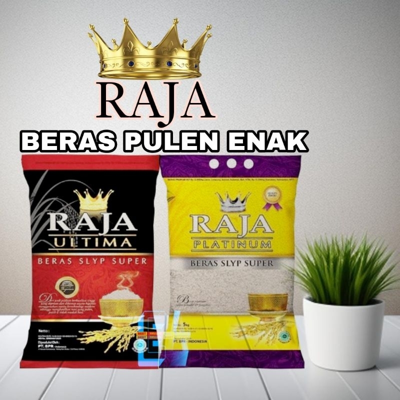 

PROMO ...!!!!! BERAS PREMIUM RAJA KEMASAN 5KG PRODUK TERBARU RAJA PLATINUM DAN RAJA ULTIMA