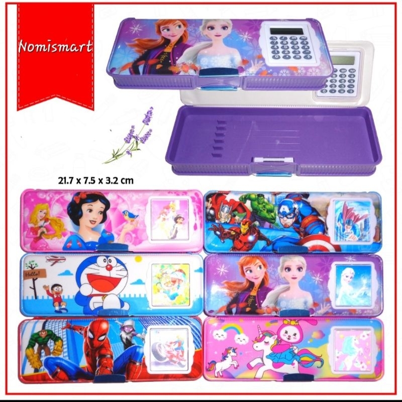 

Kotak Pensil / Pencil Case Magnet Calculator + Serutan