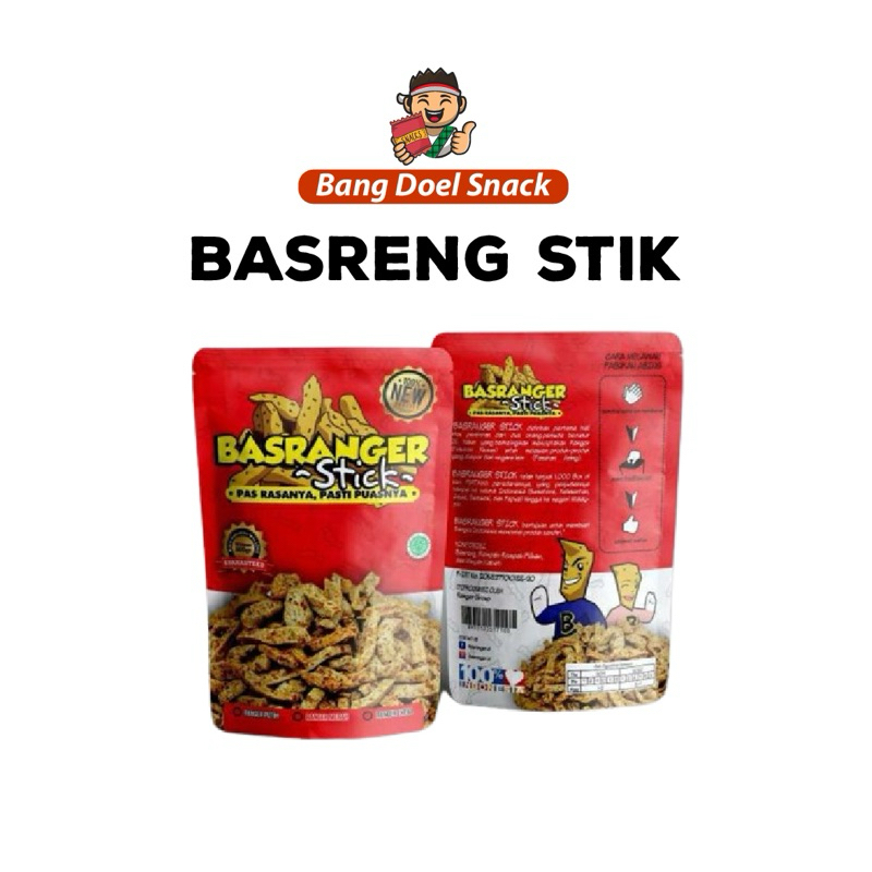 

Basranger - Keripik Basreng / Bakso Goreng Stik Pedas 100g