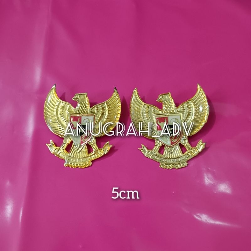 

pin garuda 5cm kuningan lapis resin - peniti