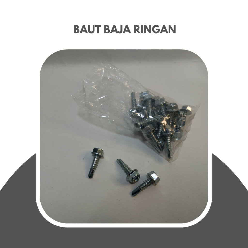 Baut Baja Ringan 2cm roofing per bungkus