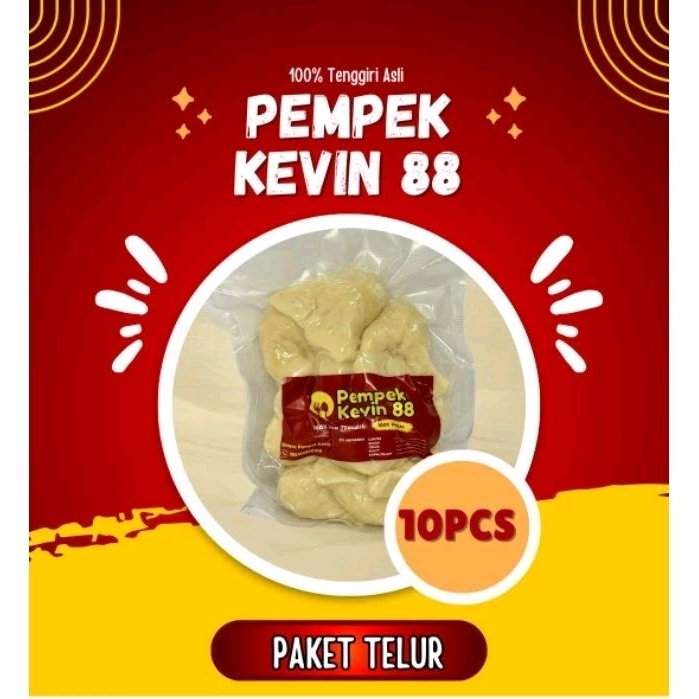 

Pempek Palembang Telur Kecil 10 Pcs Tenggiri Super 100%