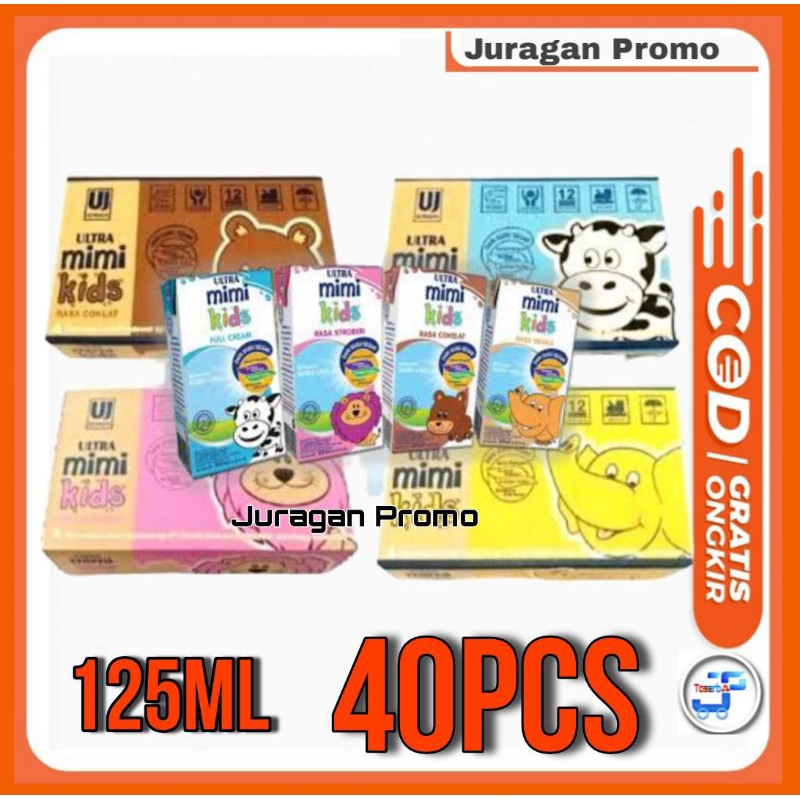 

Susu Ultra Mimi Kids 125ml Isi 40Pcs All Varian
