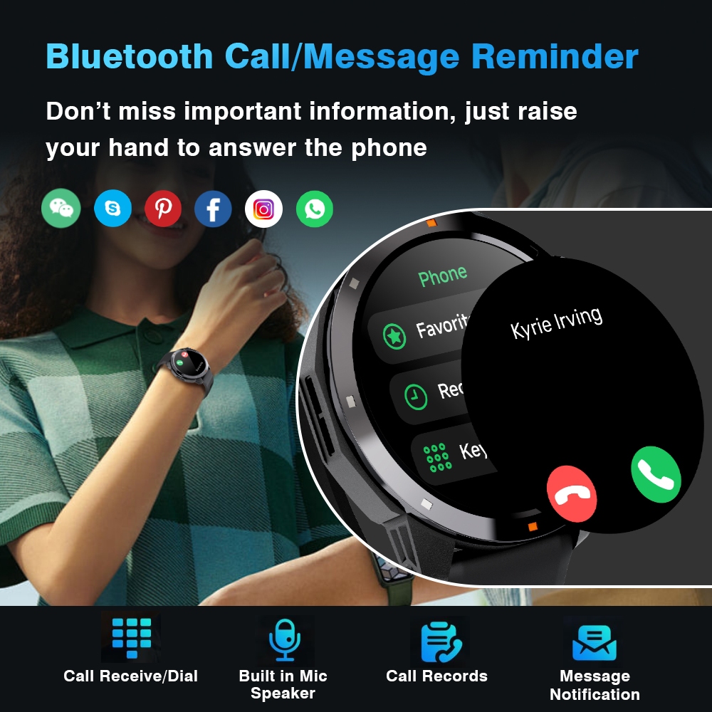 Aolon Navi R3 Jam Tangan Pria GPS Map Running Pace AOD Display Amoled Screen Smartwatch Stainless Steel 3ATM Waterproof Altitude-7