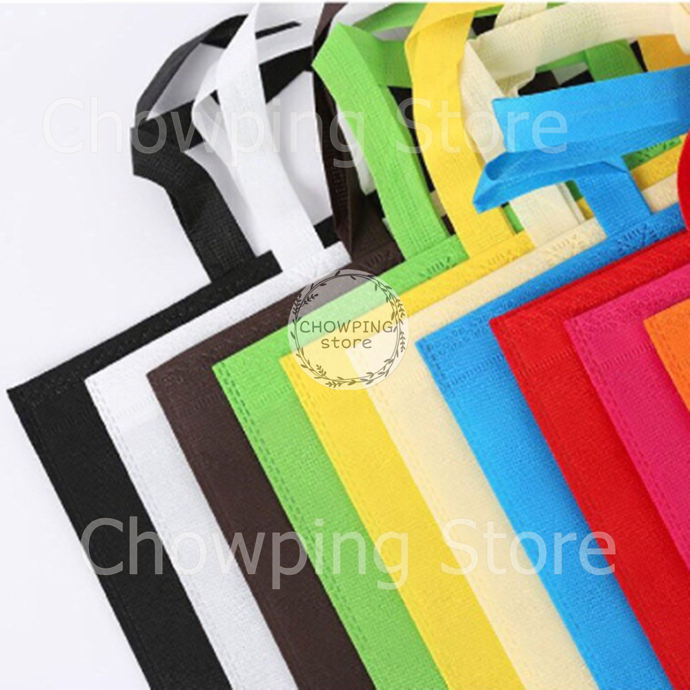 

PER LUSIN 12Pcs Tas Kantong Goodie Bag Kain Spunbond Polos Aneka Warna