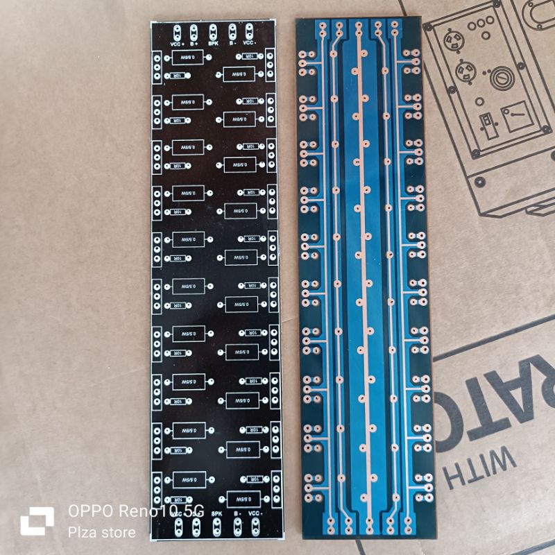 PCB TR FINAL TOSHIBA 10 SET 2U 30 x 7.5 cm