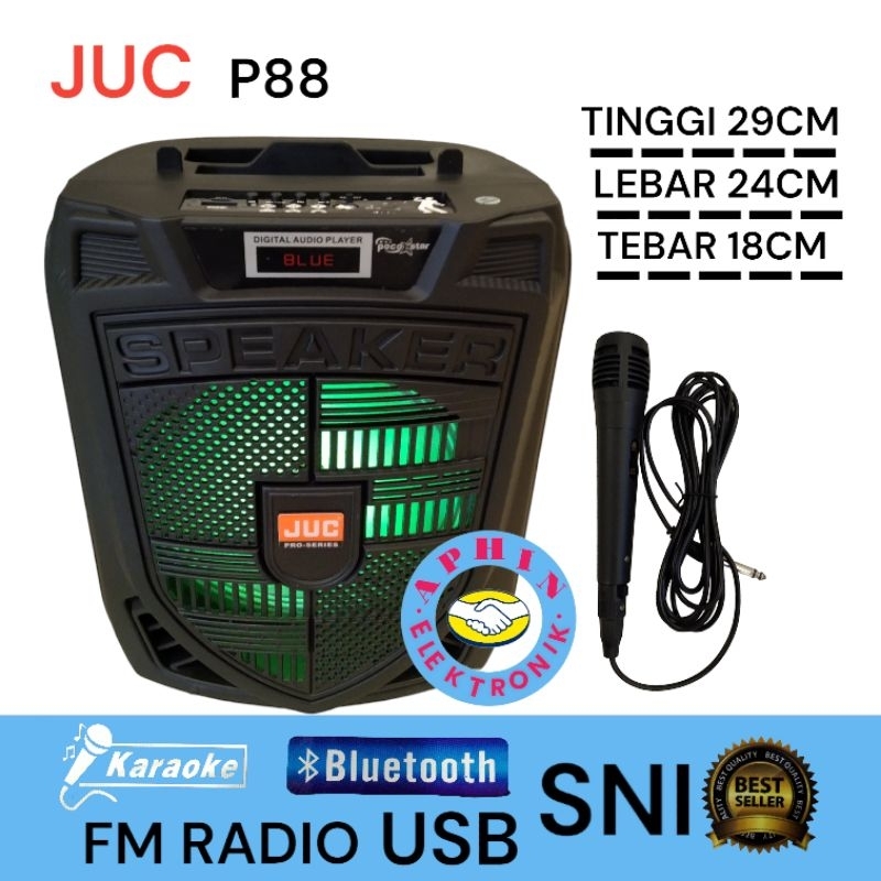 Speaker Bluetooth JUC 8,5 inch Speaker mini Speaker Karaoke