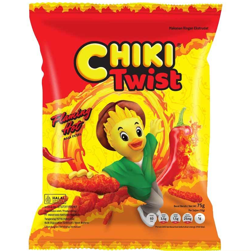 

CHIKI Snack Twist Flaming Hot 75gr