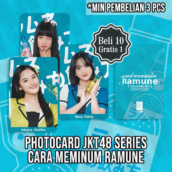 PHOTOCARD JKT48 CARA MEMINUM RAMUNE UNOFFICIAL