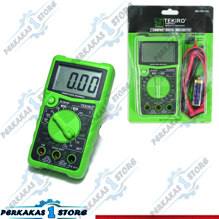 Tekiro Multimeter Digital Multitester Avo Meter MSDM19 Compact Digital Multimeter Bisa COD  ANALOG  