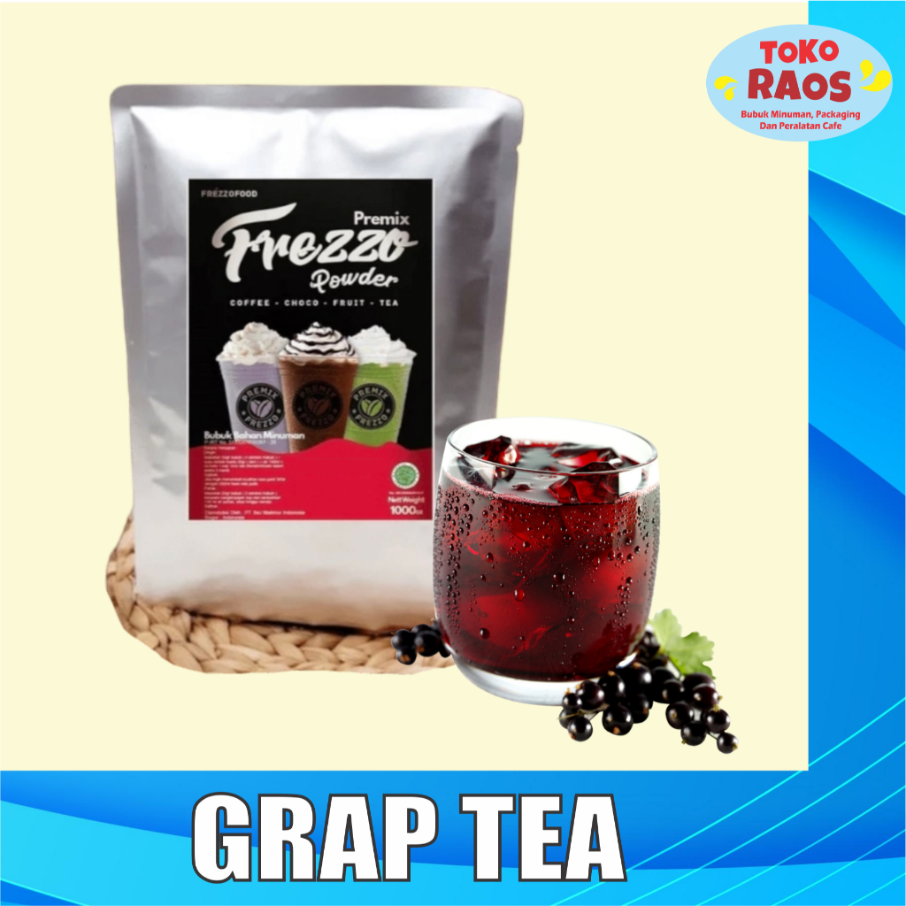 

Bubuk Minuman FREZZO RASA GRAP TEA (1KG)