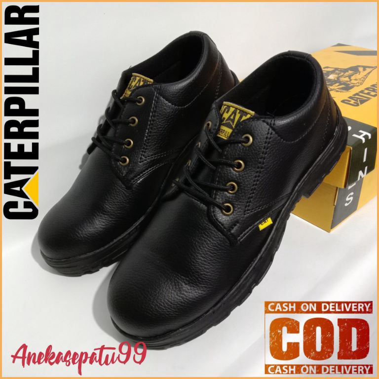 Terbaru SEPATU SAFETY CATERPILLAR PRIA WANITA SEPATU KERJA PABRIK INDUSTRI KITCHEN RESTORAN SPBU ANT