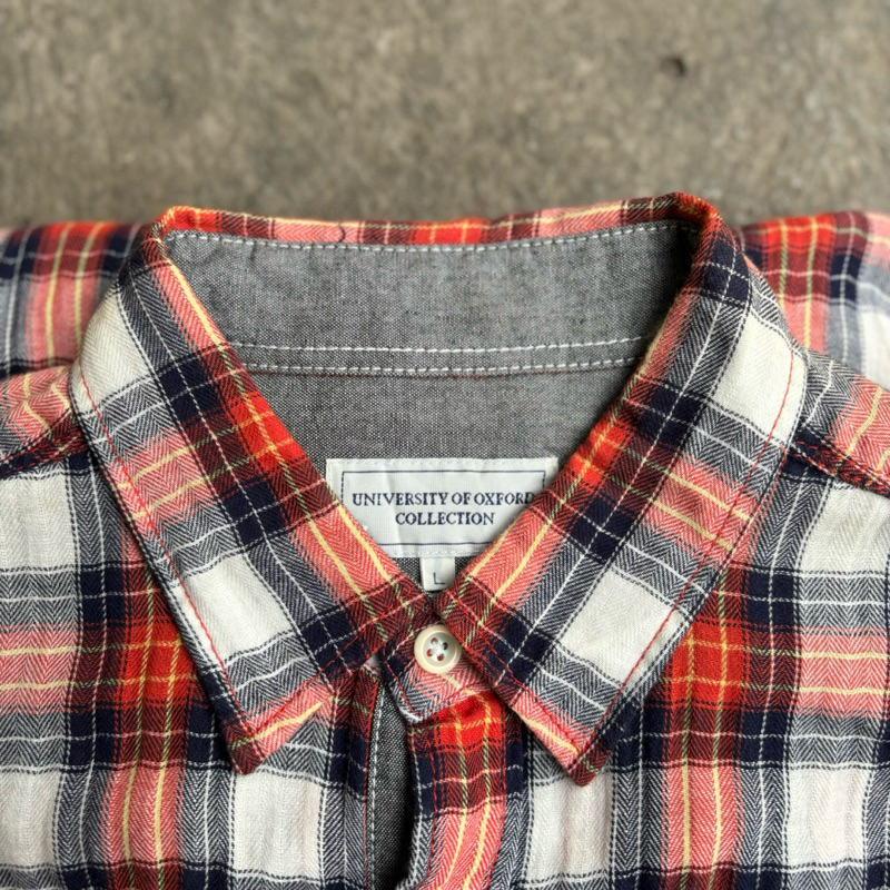 Size L Kemeja Flannel University Of Oxford Second Branded