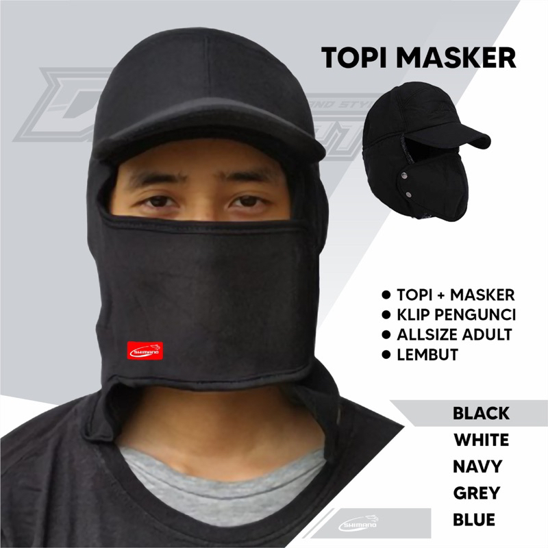 Topi Mancing bahan kaos fleece topi kerja super tebal